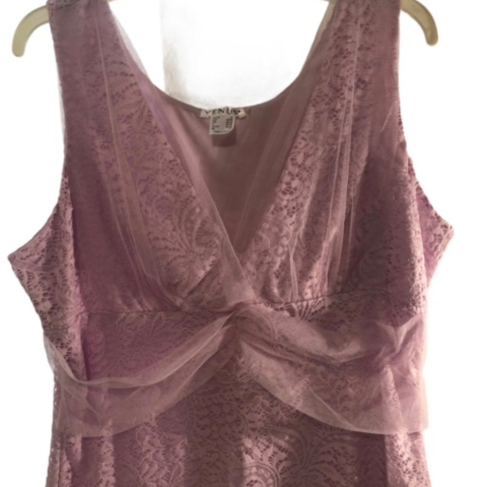 Venus Women's Lace Sleeveless Top XL